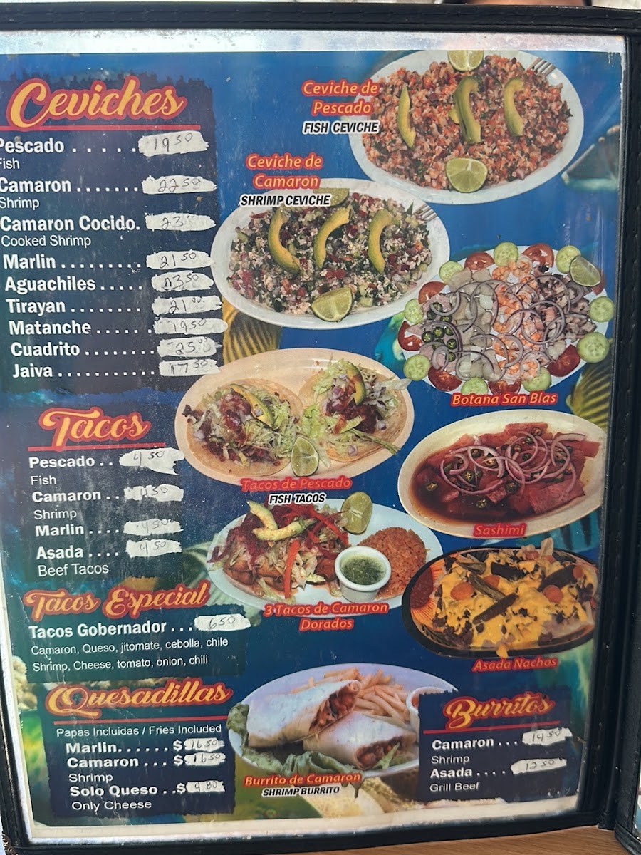 Ceviches mariscos estilo Nayarit Menu - Image 2